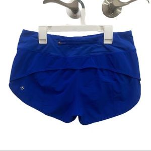 Lululemon Royal Blue Speed Up Short (2.5”, size 6)